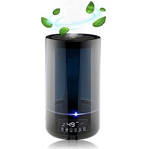 Grundig Luchtbevochtiger - Aroma Diffuser - Humidifier met Hygrometer - Inhoud 4,3L - Zwart