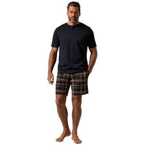 JP1880 - Herenpyjama - Tweedelig - Henley - Tot 8 XL