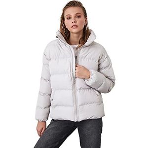 Trendyol Winterjas - Grijs - Puffer, Grijs, XS