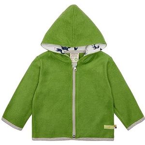 loud + proud Uniseks baby, GOTS-gecertificeerd fleece jas, gras, 74/80, gras, 74/80 cm