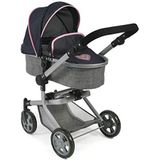 BAYER CHIC 2000 Combi Poppenwagen MIKA Melange Grijs-navy