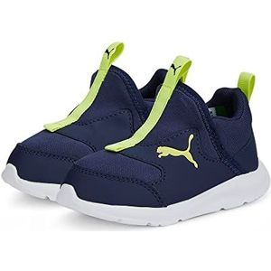 PUMA Fun Racer Slip On Inf Unisex Kind Gympen, Peacoat Light Limoen, 23 EU, PAACOAT-LIGHT LIMOEN, 23 EU