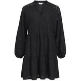 OBJFEODORA GIA L/S Dress NOOS, zwart, L