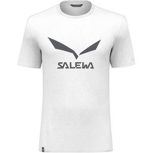 SALEWA Heren Solid Logo Dry T-shirt