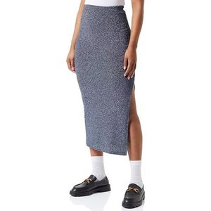 Trendyol Rechte midi stift rok rok voor dames, antraciet, XL