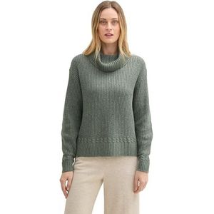 TOM TAILOR Damestrui, 24775 - Pale Bark Green Melange, XS