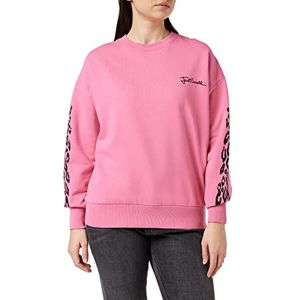 Just Cavalli Sweatshirt met ronde hals en lange mouwen, voor dames