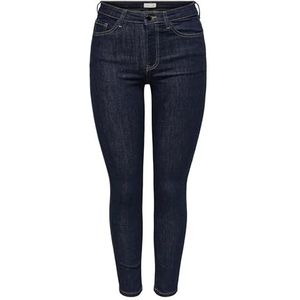 Jacqueline de Yong - Jdyfina Mw Sk Ankle Jns - Skinny Jeans - Donkerblauw - Rinsewash