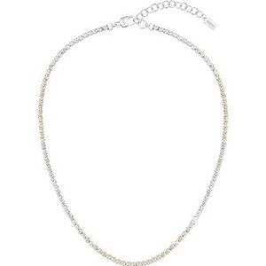 BOSS Sieraden Dames KASSY PRECIOUS Collectie Ketting in roestvrij staal met gekleurde kristallen - 1580630, Eén maat, Roestvrij staal, Geen edelsteen