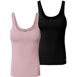 HUGO - Tanktop - Open Pink - Ronde Hals - 2-delig
