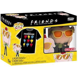 Funko Pop! & Tee: Friends - Monica with Turkey with Turkey - Small - (S) - T-Shirt - Kleding met vinylfiguur om te verzamelen - cadeau-idee - speelgoed en top met korte mouwen - TV-fans