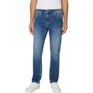 Pepe Jeans Stanley Tapered Jeans voor heren, Blauw (denim-4fa), 30W / 30L