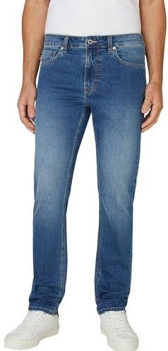 Pepe Jeans Heren Tapered Jeans Stanley Jeans, Blauw (Denim-4FA), 29W/30L, Blauw (denim-4fa), 29W / 30L