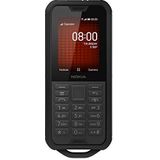 Nokia 800 Tough 2,4 inch 4G met gratis simkaart uit het Verenigd Koninkrijk en Google Assistant-functie (Single SIM) - zwart