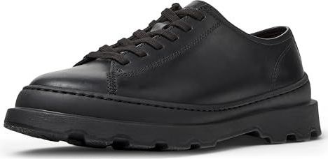 Camper - Veterschoen - Zwart - Leer - Gedempte EVA-middenzool - Bridge® XTRAGRIP-loopzool