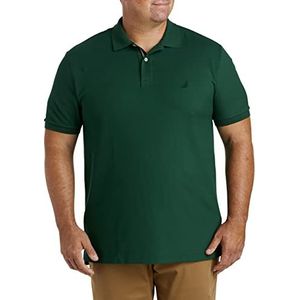 Nautica mens Classic Fit Short Sleeve Solid Performance Deck Polo Shirt, Tidal Green, X-Large Tall US