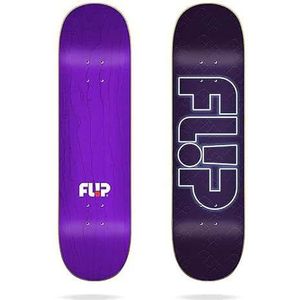 Jart Odyssey Neon Purple Flip Deck Skateboard, volwassenen, uniseks, meerkleurig, eenheidsmaat