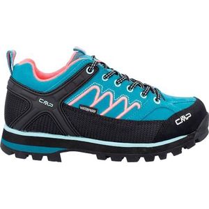 CMP Moon Low Wmn Trekking Shoe WP, Wandelschoenen, Teal-Red Fluo, 36 EU, Teal Red Fluo, 36 EU