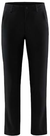 Craft - Explore Pants - Pantalon d'extérieur - Zwart - Taille Réglable - 2 Poches Latérales - 1 Poche op de Been - Poche Achter met Rits
