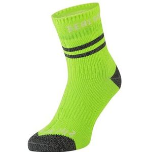 SEALSKINZ Mautby waterdichte enkellengte sok voor warm weer met hydrostop | neon geel | groot, Neon Geel, Large