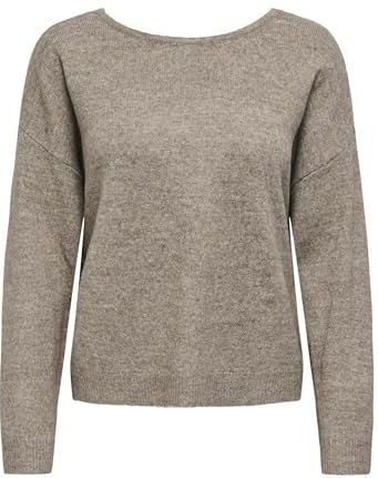 ONLY Dames Onladele Ls Lace Mix O-Neck Cc KNT, Fungi, L