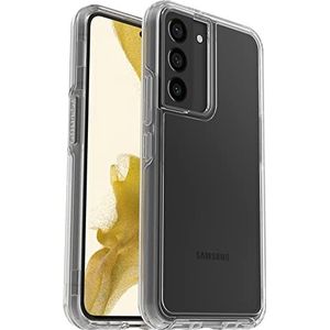 OtterBox Symmetry Clear Case voor Samsung Galaxy S22, Schokbestendig, Valbestendig, Dunne beschermende hoes, 3x getest volgens militaire standaard, Transparant