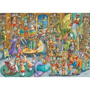 Ravensburger 16455 Midnight in The Library Legpuzzel 1000 stuk voor volwassenen en voor kinderen van 12 jaar en ouder, veelkleurig