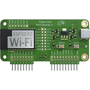 Flipper - WiFi Ontwikkelbord - Zero NLX - ESP32-S2 - Debuggen via USB en Wi-Fi