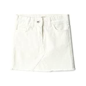 Koton Meisjes Jean Mini Pocket Detail Katoenen Rok, ecru (010), 5-6 Jaar