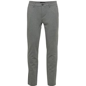 Blend Herenbroek, effen kleur, casual zakelijke broek, 200277/Pewter Mix, 33W / 30L