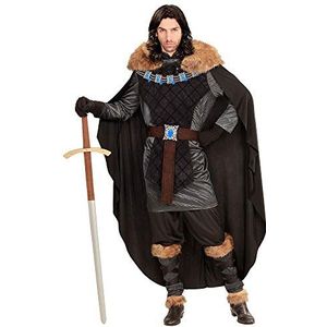 Medievalprint (tunic, riem, cape, beenwarmers) - (XXL)