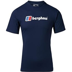 Berghaus Heren Organic Big Classic Logo T-shirt, Dusk, 2XL