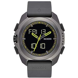 Nixon Klassiek horloge A1267-000-00, gunmetal, Eén maat, Strepen