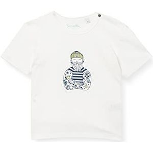 Sanetta Baby-jongens T-shirt, ivoor, 56 cm