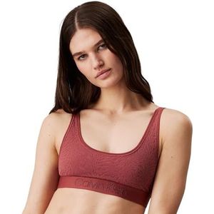 Calvin Klein Ongevoerde stretch bralette voor dames, Roze (Appelboter), XS