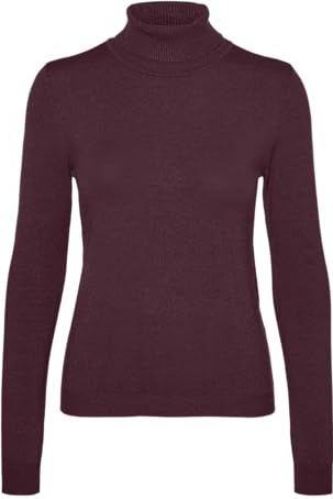 Vmhappiness - Gebreide Pullover - Rolkraag - Lange Mouwen - Tight Fit