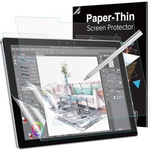 MoKo Matte Screen Protector for Microsoft Surface Pro 7 plus/Pro 7/Pro 6/Pro 5/Pro 4/Pro LTE Tablet, Anti Reflection PET Film, Write Draw and Sketch with Surface Pen Like on Paper, 2 Pack, Clear