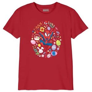 Marvel T-shirt voor jongens, Rood, 14 Jaren