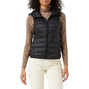 ONLY Gewatteerde vest dames Onlnewtahoe Hood Waistcoat Otw Noos,Zwart,L