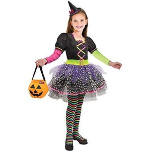 Barbie Multicolor Witch Halloween Special Edition costume dress disguise official girl (Size 8-10 years)