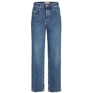 Bestseller A/S Dames JXSEVILLE Losse MW Jeans C5037 DNM Jeansbroek, Medium Blue Denim, 24W / 30L, Medium Blue Denim, 24W x 30L