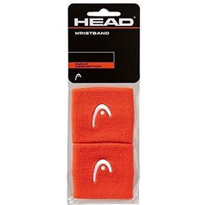 HEAD Uniseks volwassenen 2,5 zweetband, oranje, eenheidsmaat