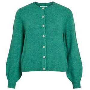 Vigladys O-Neck L/S Gebreide Cardigan/TES, Bosphorus, L