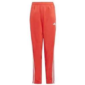 adidas Uniseks-Kind Train Essentials AEROREADY 3-Stripes Regular-Fit Pants, bright red/white, 13-14 Years
