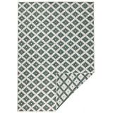 bougari Binnen en buiten omkeerbaar tapijt Nizza groen crème, 120x170 cm