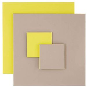 Premier Housewares Geome Reverse Grey and Green-Set of 4, Cardboard, PU-Polyurethaan, grijs, 29x29x1