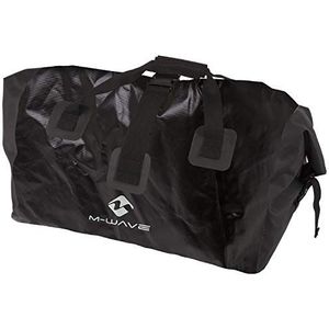 M-Wave 122522 UNI BAG universele tas, ook voor bagage-fietskar >single 40< geschikt, zwart, ca. 60,5 x 38,5 x 55,0 cm