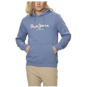 Pepe Jeans Heren Saul Hoodie, Blauw (Sea Blue), XXL, Blauw (Sea Blue), XXL