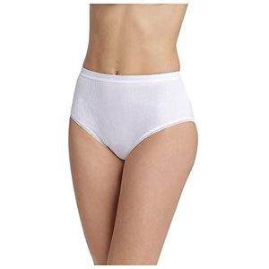 Dim Slip van 100% katoen met hoge tailleband dames x2, blanc, 40/42