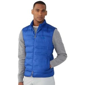 Hackett London - Lw Gilet - Blauw - Aquaguard 2-weg Ritssluiting, Duurzaam Nylon
